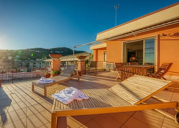 Casaviva - Trilocale A Con Terrazza Vista Mare Apartman Varazze